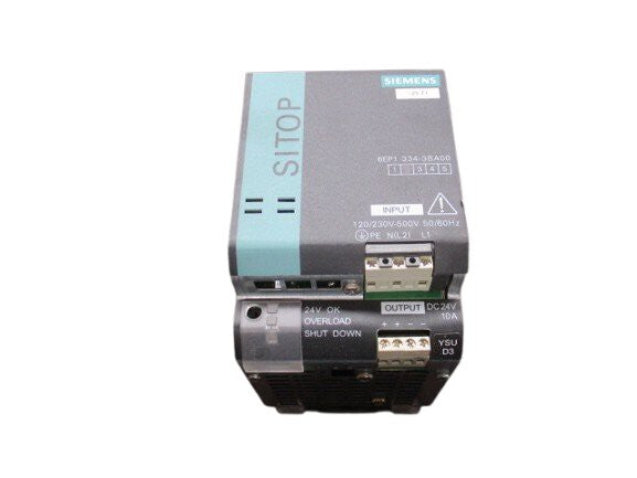 Siemens 6EP1334-3BA00 Sitop modular Power Supply