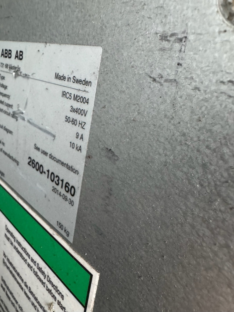 Robot ABB Robotics IRB 2600 20/1.65 IRC5 M2004 , Multimove 12 axes , 2 robots