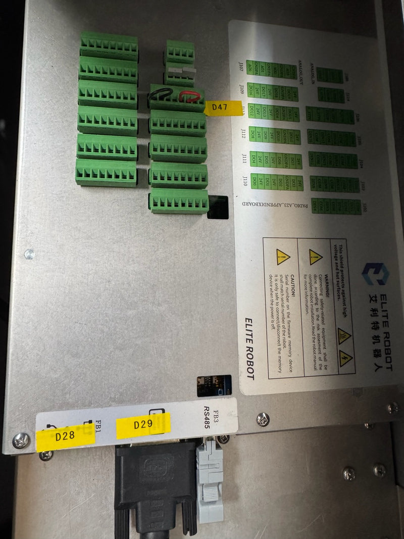 Elite ROBOTS Cobot EC63 complete approx. 7392 operating hours