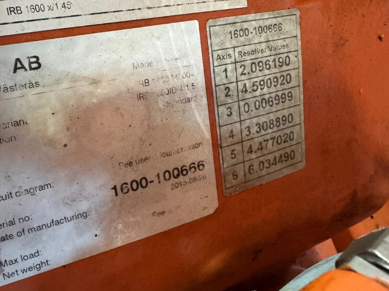 Robot Yaskawa Motoman MH50 DX100 complete