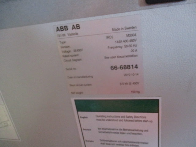 Roboter ABB Robotics IRB 6600 Seriennummer 66-68813/ 66-68814/ 66-68815/ 66-68816
