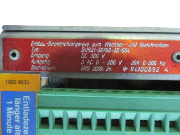 Baumüller/Nürnberg BUS21-30/60-30-004 Stromrichter