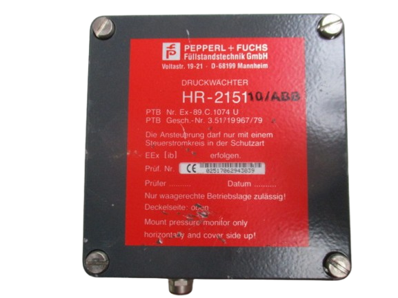 ABB Robotics 3E031806 Druckwächter HR-2151