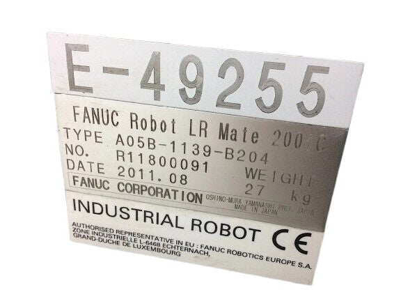 Robot Fanuc S-500iB, R-J3iB with 7th axis/motor