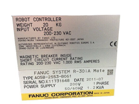 Robot Fanuc S-500iB, R-J3iB with 7th axis/motor