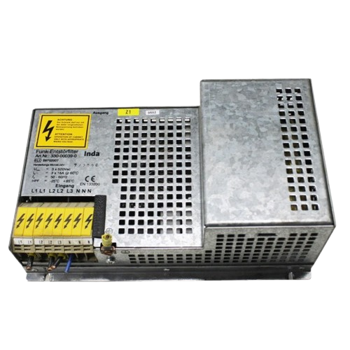 INDA radio interference suppression filter Art.No. 330-00039-0 BLO B-9702007