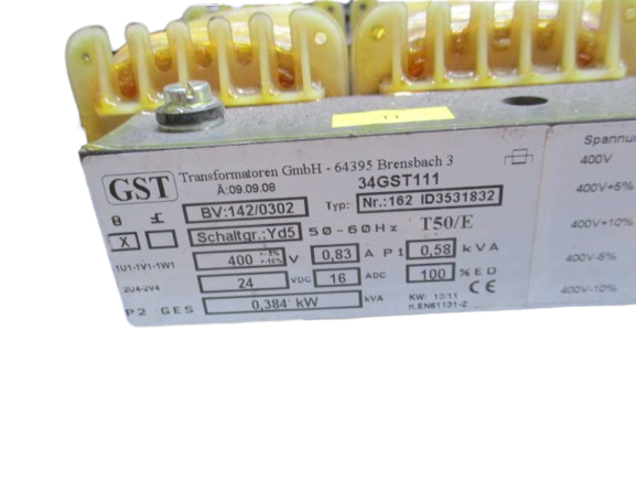 GST ID3531832 Transformator Typ 162 34GST11