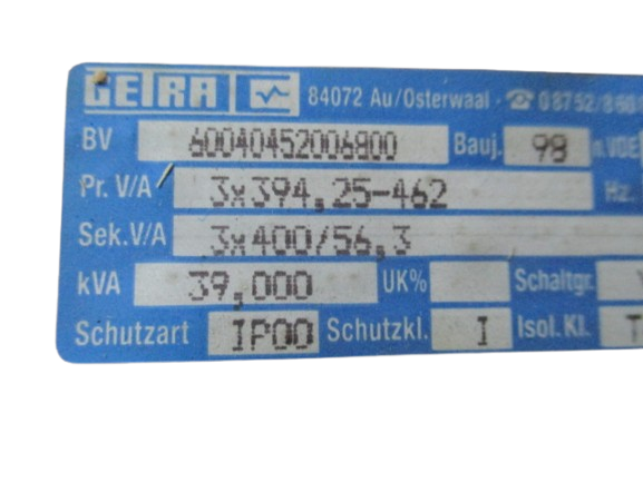 Getra Transformator 60040452006800