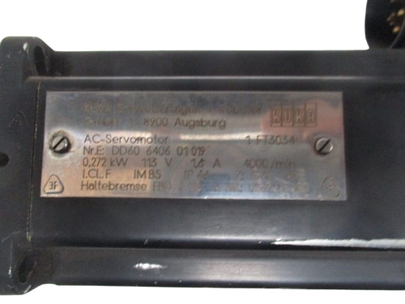 KUKA 1FT3034 AC Servomotor