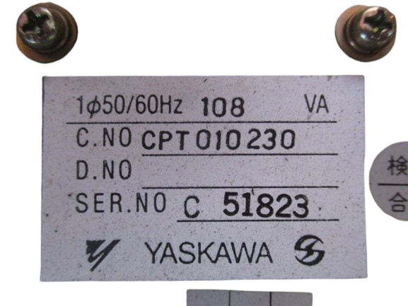 Yaskawa Motoman JZNC – MTU19-1 –S52057-2-4-6 CPT010230 Ser.Nr. 51823 Power Supply