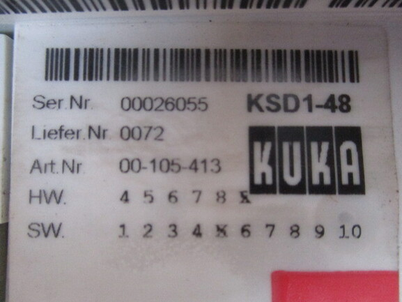 KUKA KSD1-48 Art. 00-105-413 Servoverstärker / Treiberstufe