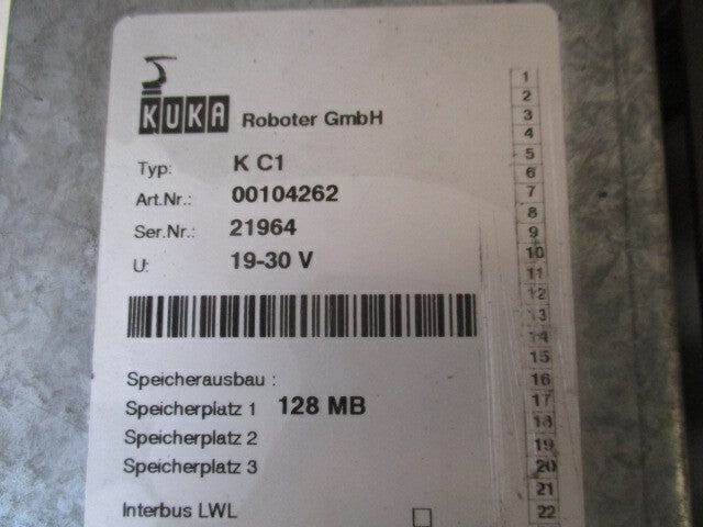 KUKA power module PM6-600 item no. 00-100-323 VDR - NEW