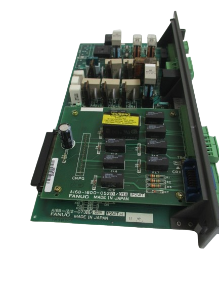 Fanuc A16B-1212-0730 incl. A16B-1600-0520 Emergency Stop & Brake Control Board