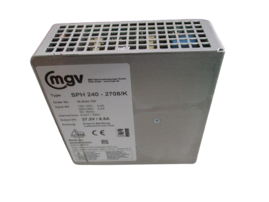 MGV Stromversorgungen SPH240-2708/K OrderNo 15.8244.700 Netzteil