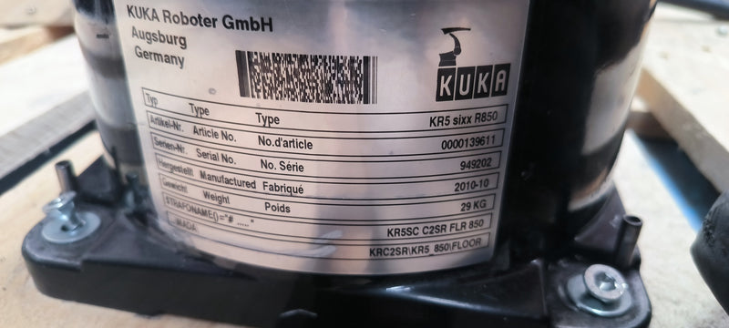 Kuka robot KRC2sr + KCP2 + KR5 sixx R850