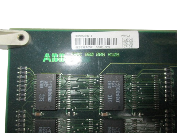 ABB Robotics DSQC 323 (3HAB5956-1) Memory Board Card