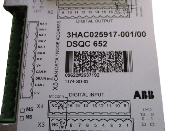 ABB Robotics DSQC 652 (3HAC025917-001/00) Digital I/O Karte