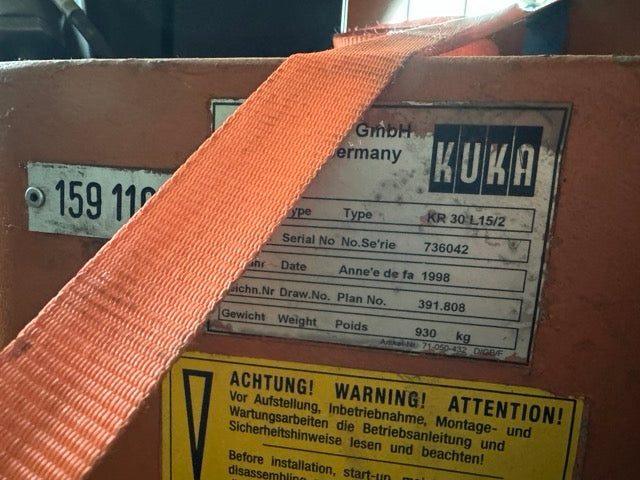 Roboter KUKA KR30L15/2 Seriennummer 736042 Steuerung KRC2