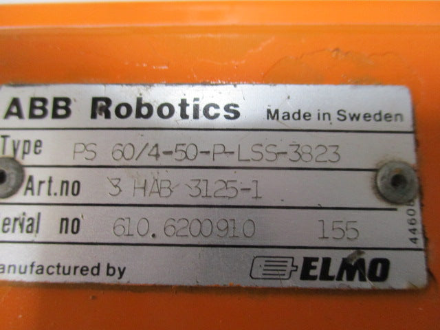 ABB Robotics 3HAB 3125-1 servo motor type 60/4-50-P-LSS-3823