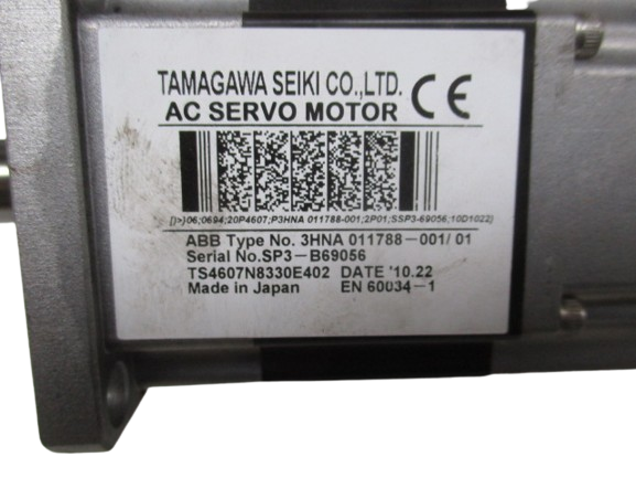 ABB Robotics 3HNA011788-001/01 Serial Nr SP3-B69056 Servomotor