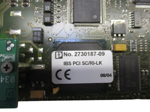 Phoenix Contact Controller Card KUKA IBS PCI SC/RT/RI-LK 2730187-09