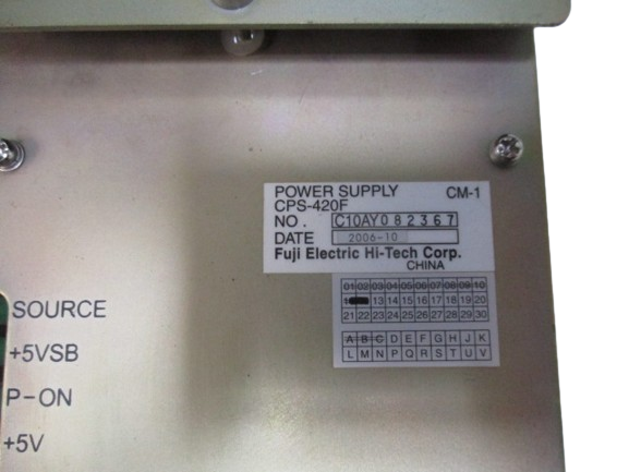 Yaskawa Motoman Fuji Electric Power Supply CPS-420F