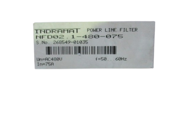 Indramat Power Line Filter NFD02.1-480-075