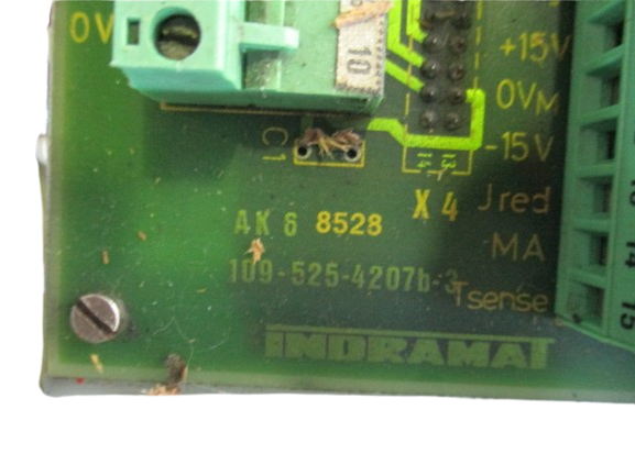 Indramat 109-525-4207b-3 Terminal Board