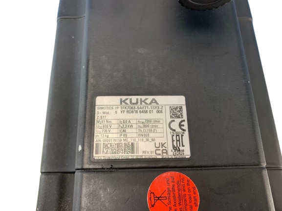 KUKA 1FK7063-5AF71-1SY3-Z S77 Servomotor