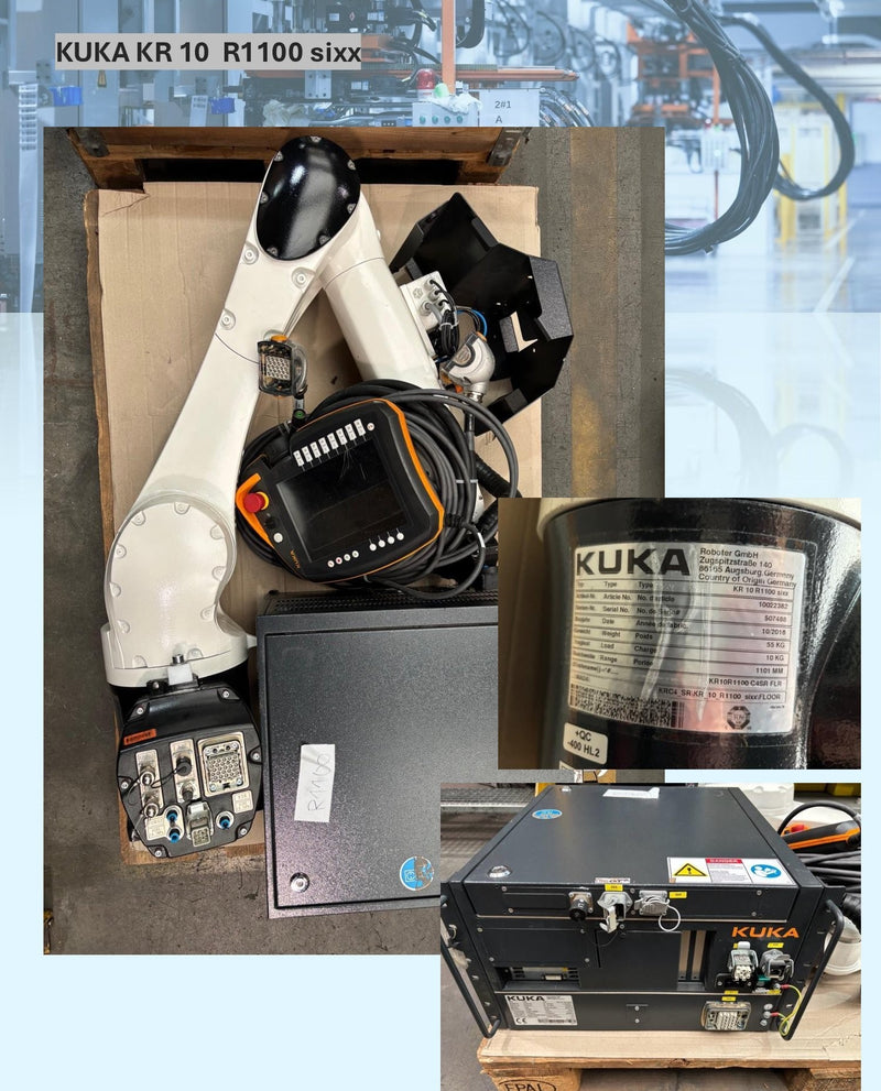 Roboter KUKA Robot KR 10 R1100 sixx (367 Betriebsstunden)