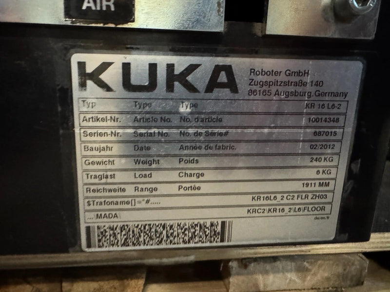 Roboter KUKA KR16L16-2 KRC2ed05 Bj.2012