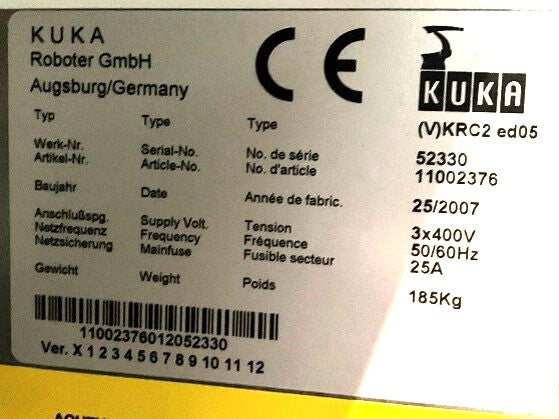 Roboter KUKA KR 240 L180-2 2000 Seriennummer 913761 Industrieroboter inklusive Schaltschrank 52330