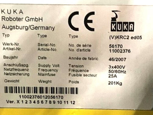 Roboter KUKA KR 240 L180-2 2000 Seriennummer 913766 Industrieroboter inklusive Schaltschrank 52330