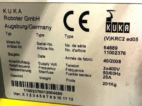 Roboter KUKA KR 240 L180-2 2000 Seriennummer 913762 Industrieroboter inklusive Schaltschrank 64689