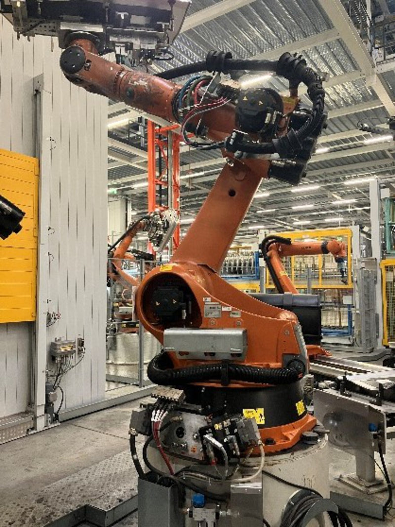Roboter KUKA KR 240 L210-2 2000 Seriennummer 910437 Industrieroboter inklusive Schaltschrank 56178