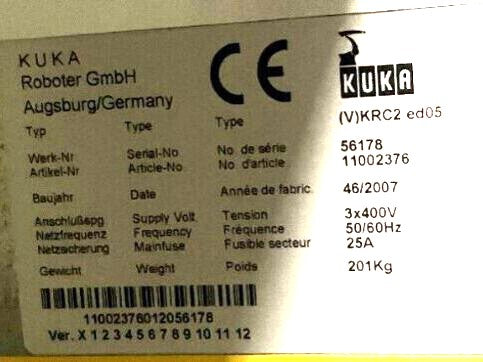 Roboter KUKA KR 240 L210-2 2000 Seriennummer 910437 Industrieroboter inklusive Schaltschrank 56178
