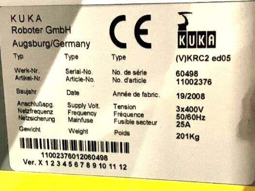 Roboter KUKA KR 240 L210-2 2000 Seriennummer 912406 Industrieroboter inklusive Schaltschrank 60498