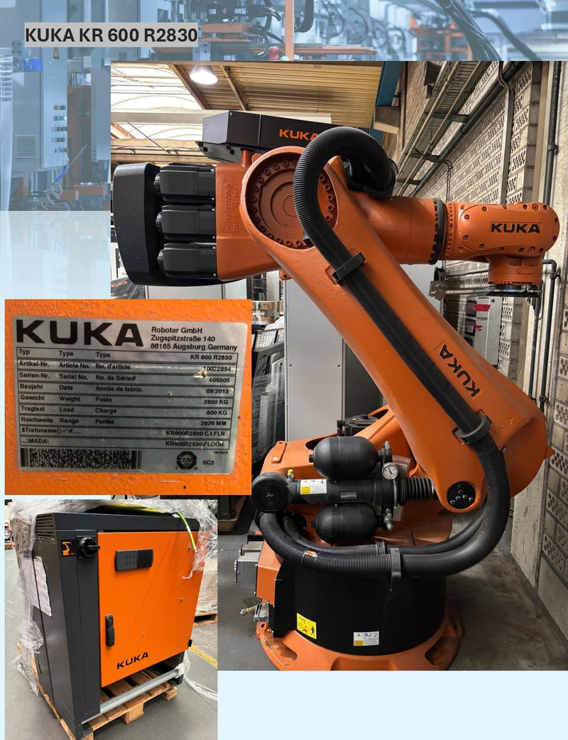 Roboter KUKA KR 600 R2830 (50,3 Betriebsstunden)