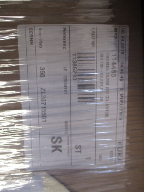 KUKA 00-114-481 Getriebe TS200 (RV OIL SB150) KR6 KR16 - NEU