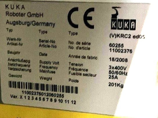 Roboter KUKA KR 240 L210-2 2000 Seriennummer 913923 Industrieroboter inklusive Schaltschrank 60255