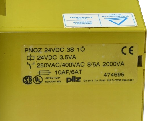PILZ IdNr. 474695 Sicherheitsrelais