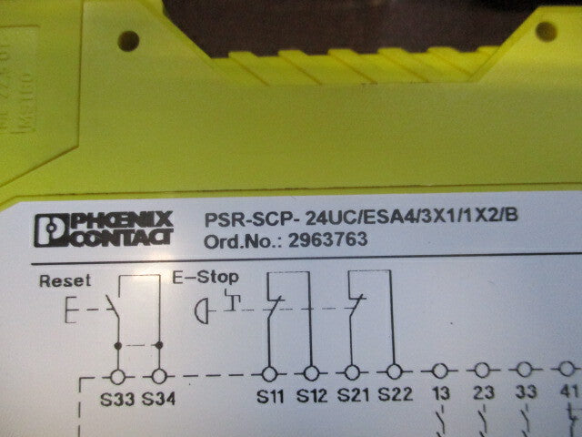 Phoenix Contact PSR-SCP-24UC/ESA4/3X1/1X2/B Sicherheitsrelais IdNr. 2963763