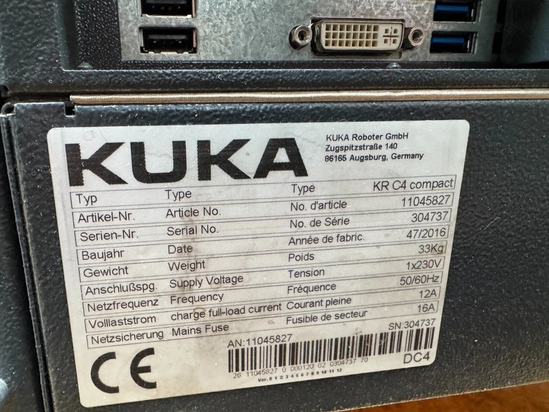 Roboter KUKA KR3 R540 sixx KRC4 komplett profinet nur 582 Std.