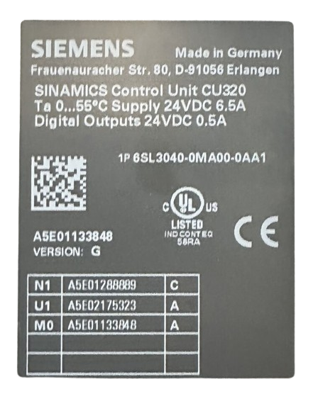 Siemens Sinamics Control Unit CU320 6SL3040-0MA00-0AA1