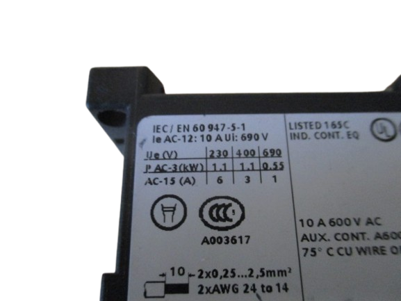 Siemens IEC/EN 60947-5-1 Sirius