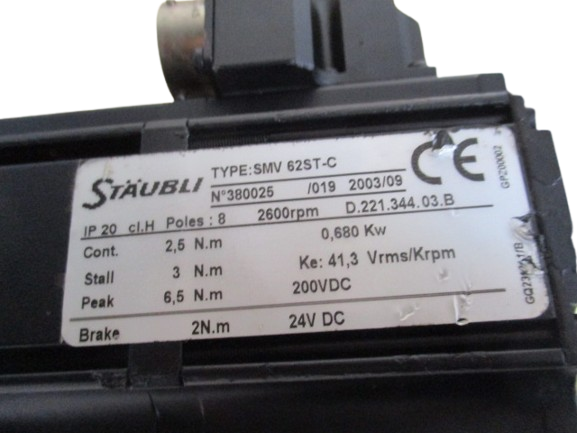 Stäubli AX 6 Power Module with PRD-0016400I-10 + PRD-0016600D-15