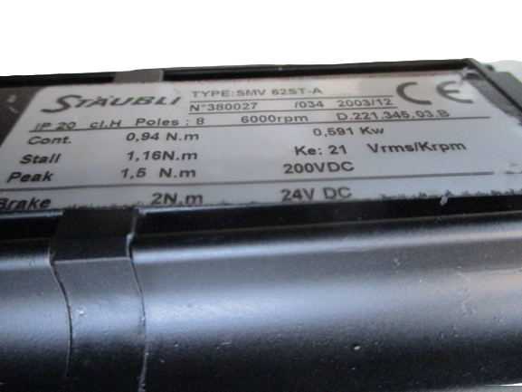 Stäubli AX 6 Power Module with PRD-0016400I-10 + PRD-0016600D-15