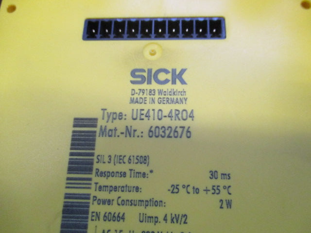 SICK UE410-4RO4 Sicherheitsrelais IdNr. 6032676