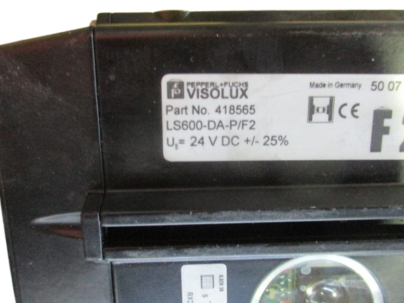 Pepperl + Fuchs Visolux PartNo 418565 Datenlichtschranke LS600-DA-P/F2