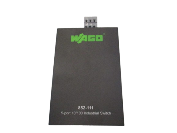 WAGO 852-111 Industrial Switch, 5 Port 10/100